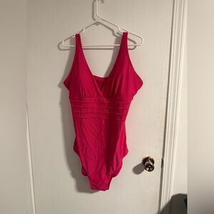 Roots Vibrant Pink Swimwear Sz 16